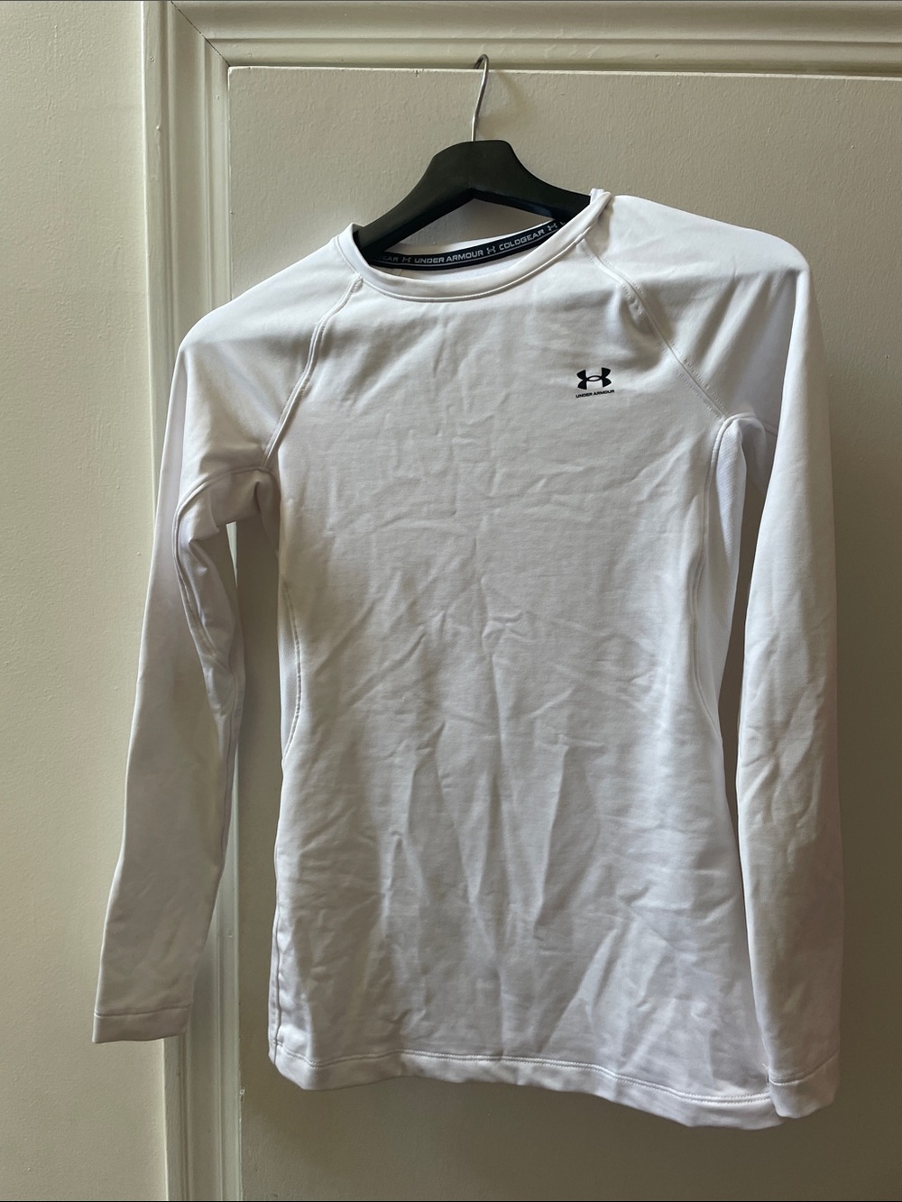 Under Armour Cold Gear White Long Sleeve Performance Shirt